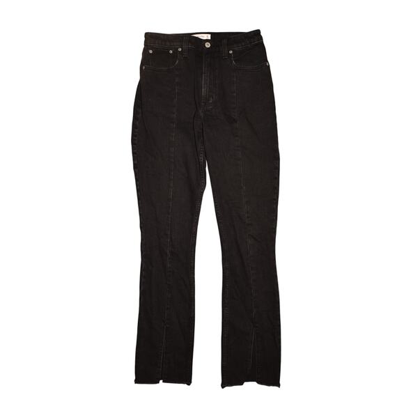 ABERCROMBIE & FITCH $89 The Skinny High Rise Stretch Skinny Jean Black Size 26 - Picture 1 of 3